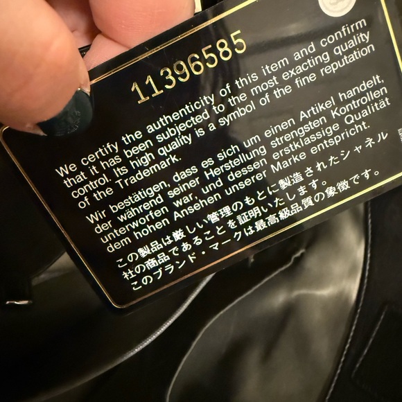 CHANEL Lambskin East West Soho Shopper Black w/COA - Picture 7 of 8